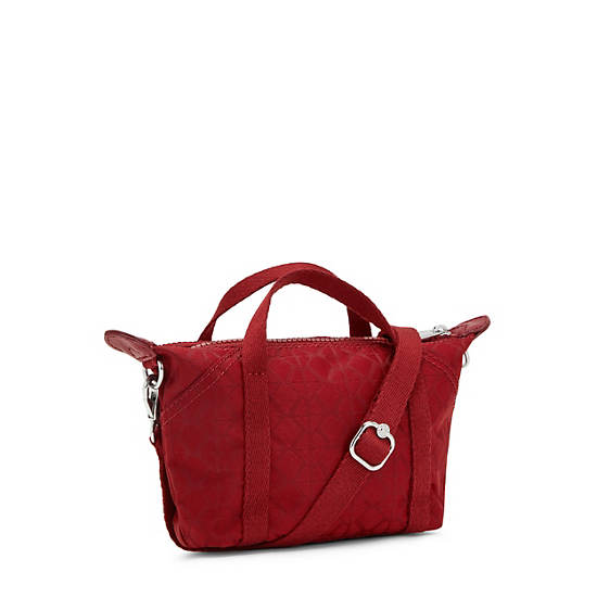 Kipling Art Compact Crossbody Bags Signature Red | CA 1075GS